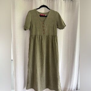 Pyne & Smith No 31 Olive Stripe Size Small